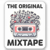 Muzikale Explosie: '80s Mixtape Magic Sticker (Voorkant)