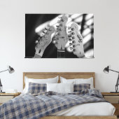 Muzikale Familie Foto Canvas Afdruk (Insitu (Slaapkamer))