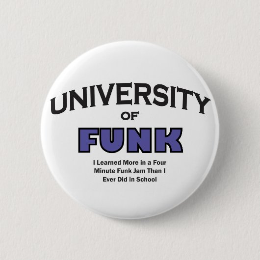 muzikale funk ronde button 5,7 cm (Voorkant)