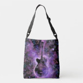 Muzikale gitaar Crossbody tas of Canvas tas (Achterkant)