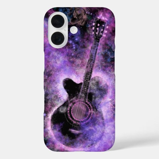 Muzikale Gitaar iPhone Case (Achterkant)