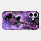 Muzikale Gitaar iPhone Case (Achterkant (horizontaal))