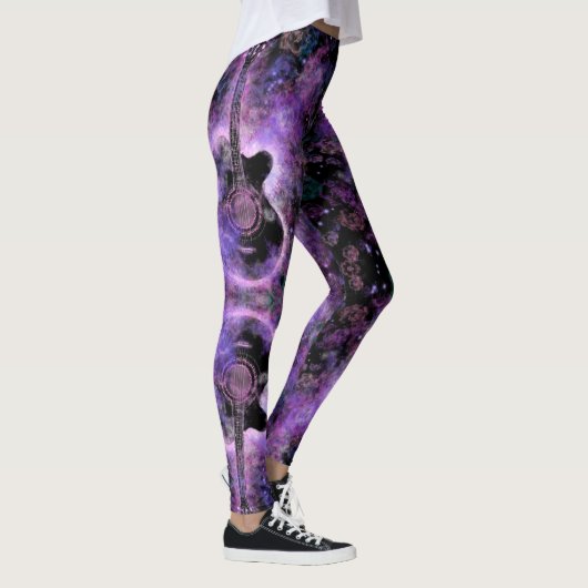 Muzikale gitaar Leggings (Rechts)