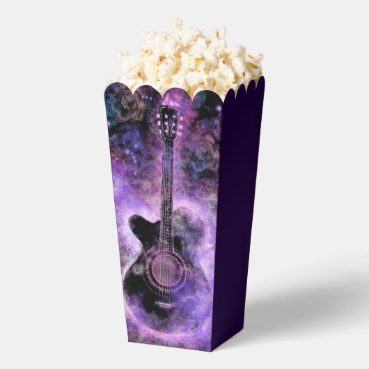 Muzikale Gitaar Popcorn Box Bedankdoosjes (Popped)