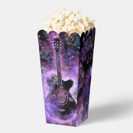Muzikale Gitaar Popcorn Box Bedankdoosjes (Popped)