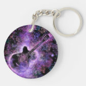 Muzikale gitaar Sleutelhanger (Achterkant)