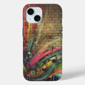 Muzikale graffiti Case-Mate iPhone case (Achterkant)