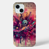 Muzikale graffiti Case-Mate iPhone case (Achterkant)