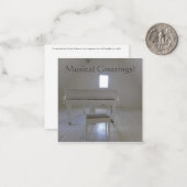 Muzikale Groeten! Notitiekaartje (Voorkant / Achterkant in situ)