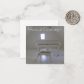 Muzikale Groeten! Notitiekaartje (Voorkant / Achterkant in situ)