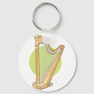 muzikale harp sleutelhanger