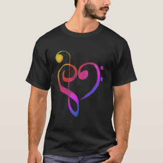 Muzikale Hij Kleurrijk Themamuziek Hoddie T-shirt