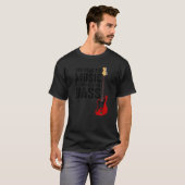 Muzikale instrumentenbassass t-shirt (Voorkant volledig)