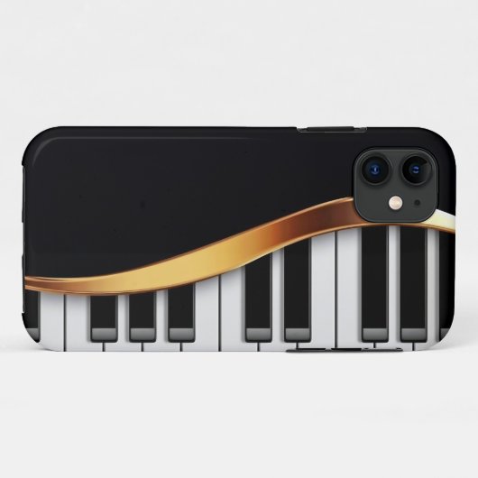 Muzikale iPhone / iPad case (Achterkant (horizontaal))