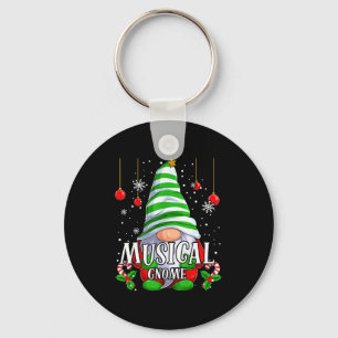 Muzikale Kabouter Kerst Pijama Matching Familie Gr Sleutelhanger