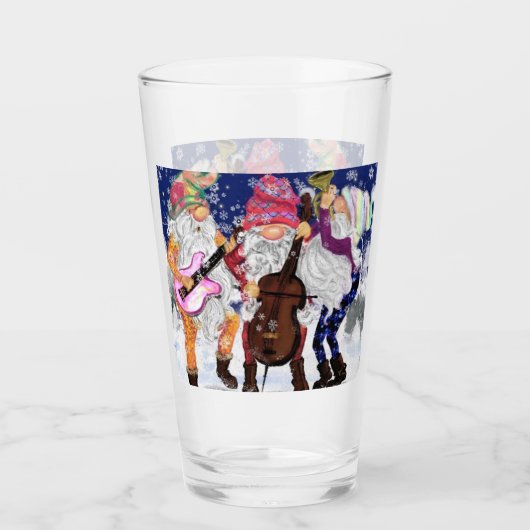 Muzikale kabouters glas (Voorkant)