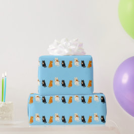 Muzikale Katten Cadeaupapier