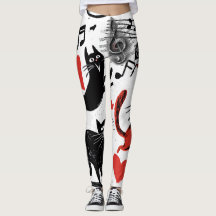 Muzikale Kattenleggings