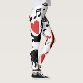 Muzikale Kattenleggings Leggings (Rechts)