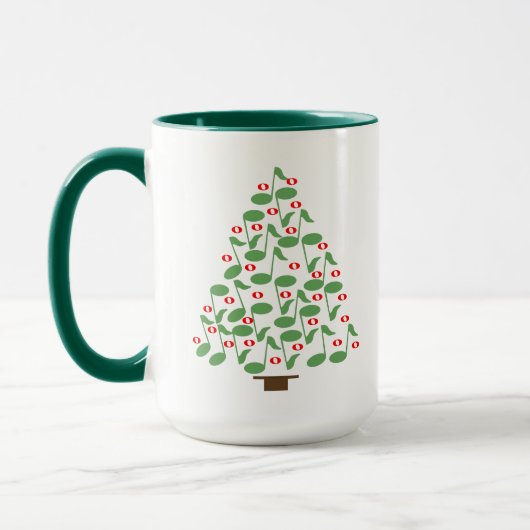 Muzikale Kerstboom Mok (Links)