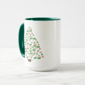 Muzikale Kerstboom Mok (Voorkant links)