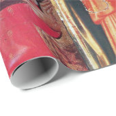 MUZIKALE KERSTENGELEN EN MADONNA MET KIND CADEAUPAPIER (Rol Hoek)