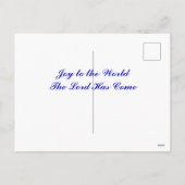 Muzikale kerstkaart feestdagenkaart (Achterkant)