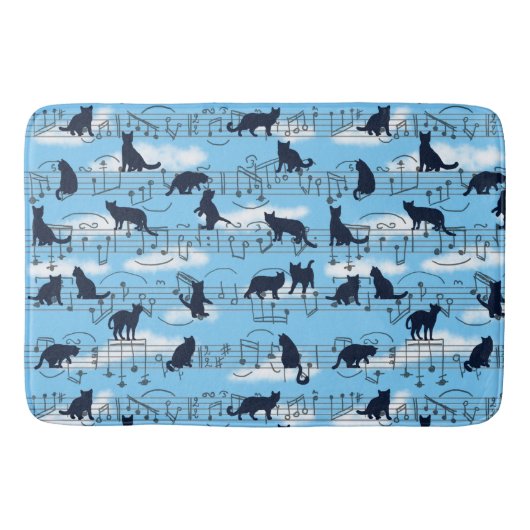 muzikale kittens badmat (Voorkant)