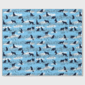 muzikale kittens cadeaupapier (Vlak)