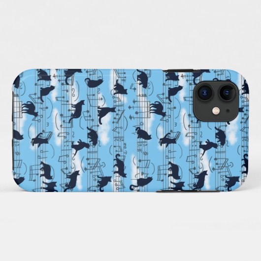 muzikale kittens Case-Mate iPhone case (Achterkant (horizontaal))