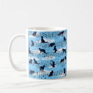 muzikale kittens koffiemok