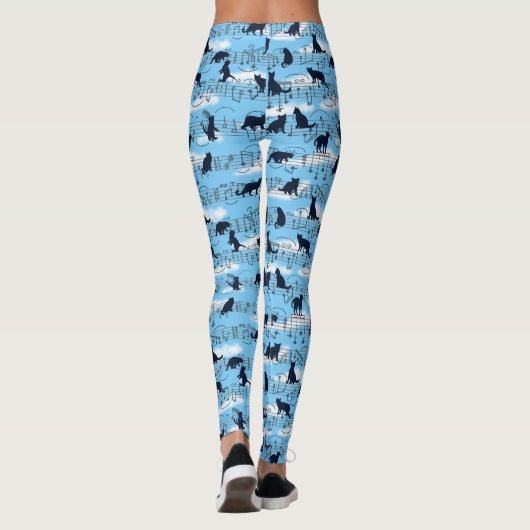 muzikale kittens leggings (Achterkant)