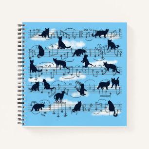 muzikale kittens notitieboek