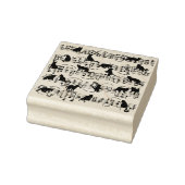 muzikale kittens rubberstempel (Stempel)