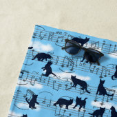 muzikale kittens strandlaken (In situ)