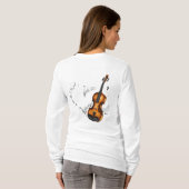 Muzikale liefde; 🎶 Symfonie van liefde ❤️ T-shirt (Achterkant volledig)