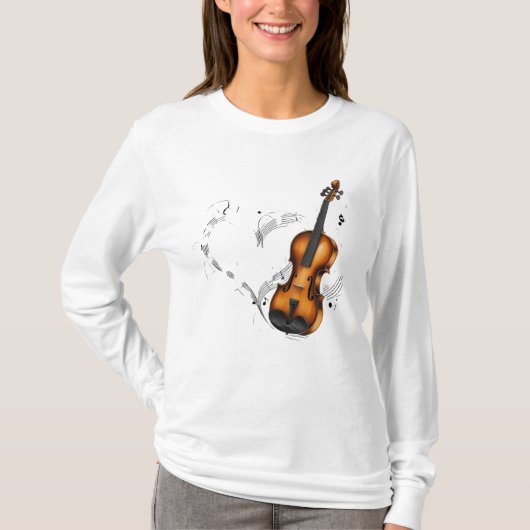 Muzikale liefde; 🎶 Symfonie van liefde ❤️ T-shirt (Voorkant)