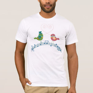 muzikale liefdeshemd t-shirt