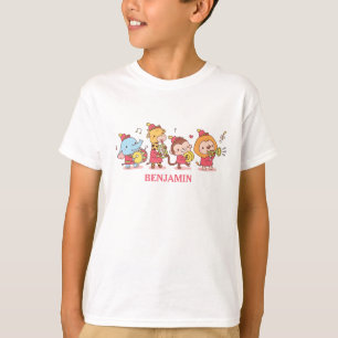 Muzikale Marchingband met Cute Dieren T-shirt