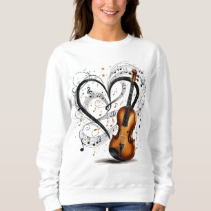 ❤️💕Muzikale minnaar; 🎻💘 Melodie van de Romance  Trui