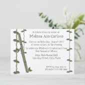 Muzikale Natuur / fagot Kaart (Staand voorkant)