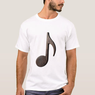 Muzikale noot - acht noot t-shirt