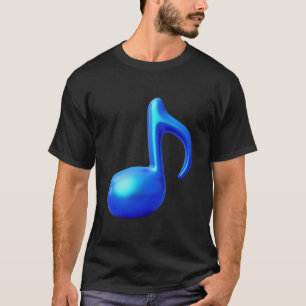 Muzikale noot - acht noot t-shirt