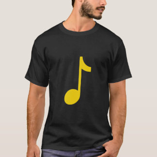Muzikale noot - acht noot t-shirt