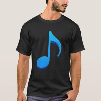 Muzikale noot - acht noot t-shirt
