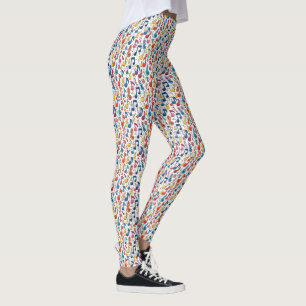 Muzikale noten Kawaii Art Design Leggings