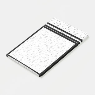 Muzikale noten Post It Notes
