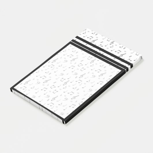 Muzikale noten Post It Notes (Schuin)