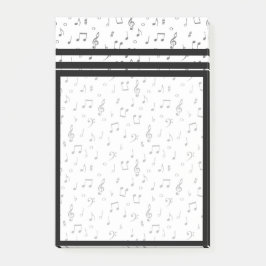 Muzikale noten Post It Notes