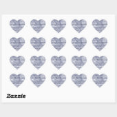 Muzikale noten waterverf hart sticker (Vel)